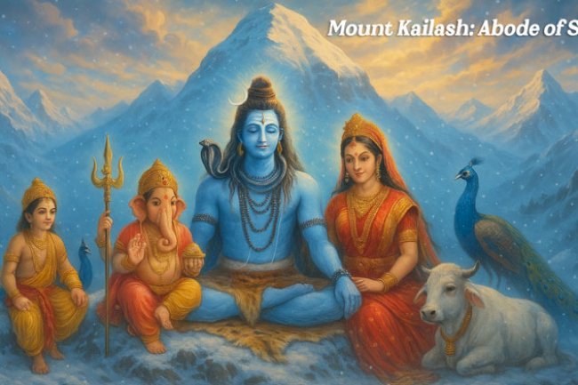 Shiv Parivar at Mount Kailash – The Divine Abode of Lord Shiva