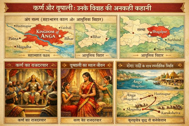 कर्ण और वृषाली: उनके विवाह की अनकही कहानी और अंग राज्य का जीवन