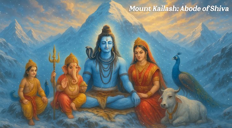 Shiv Parivar at Mount Kailash – The Divine Abode of Lord Shiva