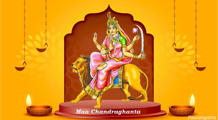 माँ दुर्गा का तीसरा स्वरूप: माँ चंद्रघंटा की पूजा और महत्व