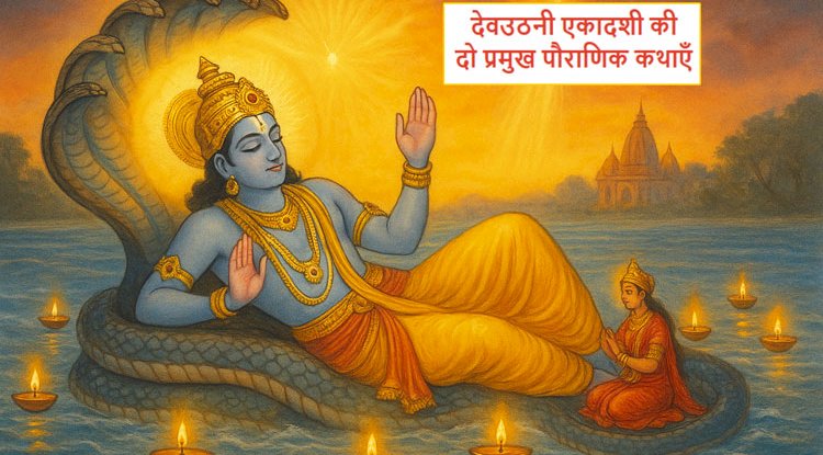  देवउठनी एकादशी : भगवान विष्णु के जागरण की पौराणिक कथा, महत्व और पूजा विधि