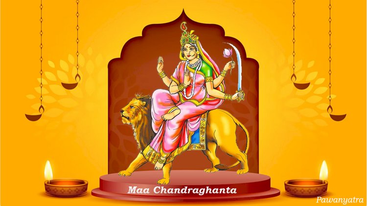 माँ दुर्गा का तीसरा स्वरूप: माँ चंद्रघंटा की पूजा और महत्व